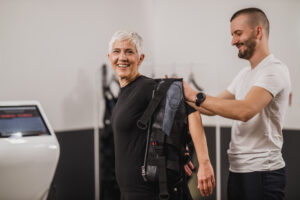 how does an ems suit work