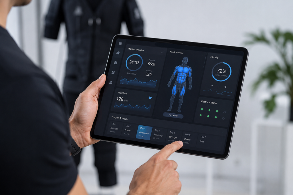 how does an ems suit work