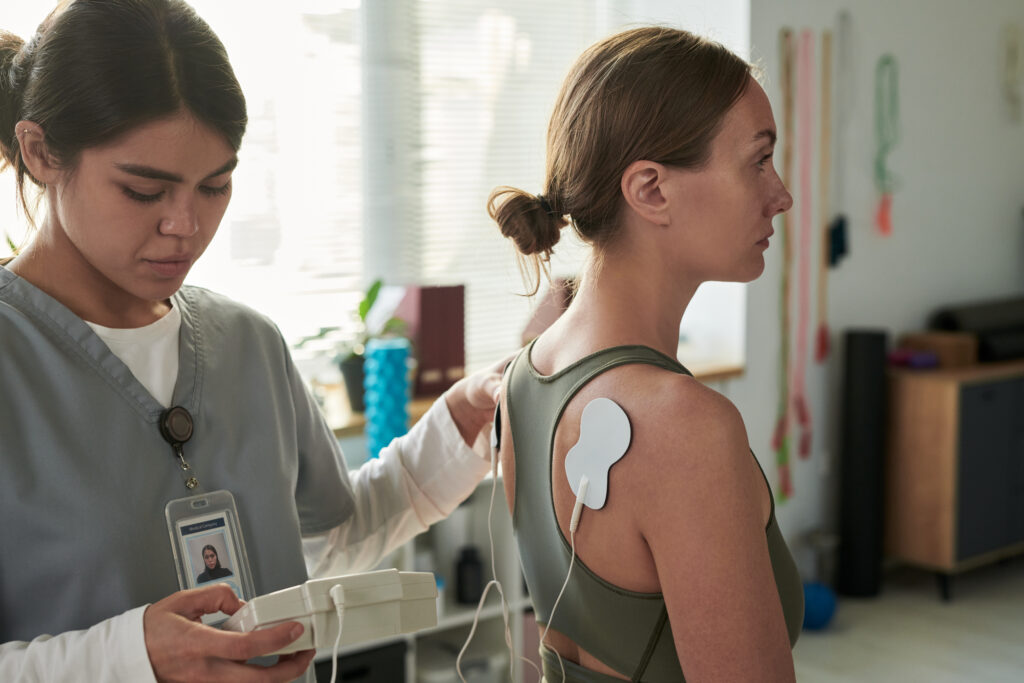 ems posture correction electrical stimulation