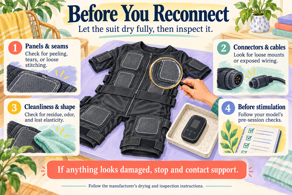 Can you machine wash an EMS suit