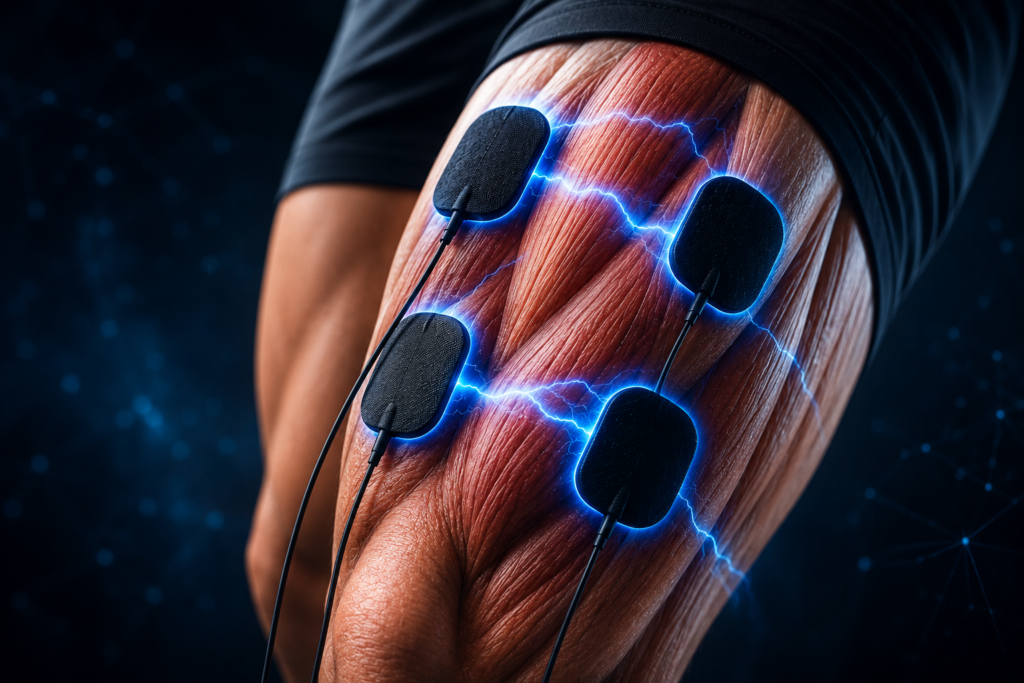 EMS and muscle fiber.